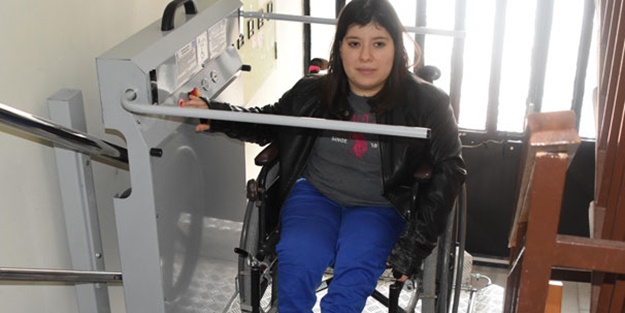 Erdoğan'dan engelli rekortmene asansör desteği