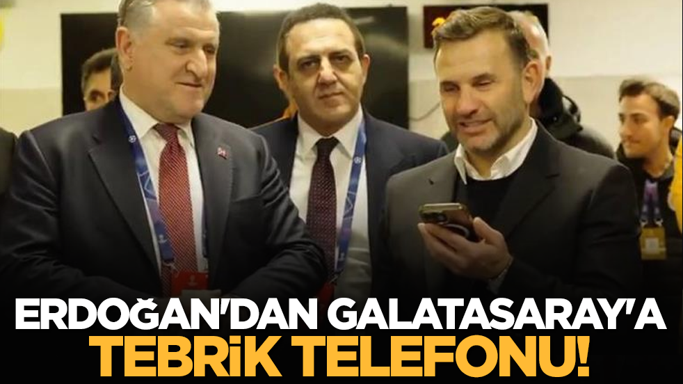 Erdoğan'dan Galatasaray'a tebrik telefonu!