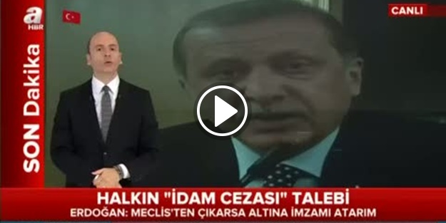 Erdoğan'dan halkın 'idam' talebine yanıt!
