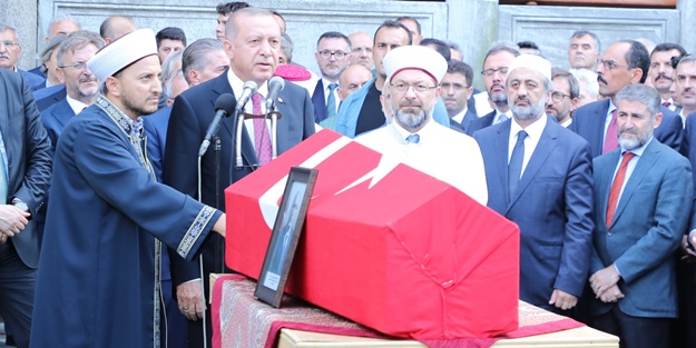 Erdoğan'dan Haluk Dursun'a cenazesinde söz: Hiç merak etme Haluk Hoca...