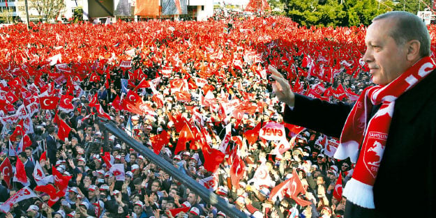 Erdoğan'dan 'Hayır' standına sürpriz!