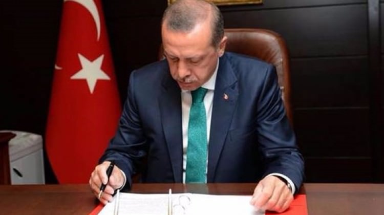 Erdoğan'dan kanun onayı