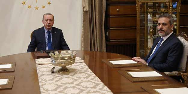 Erdoğan'dan kritik görüşme! Hakan Fidan'la..