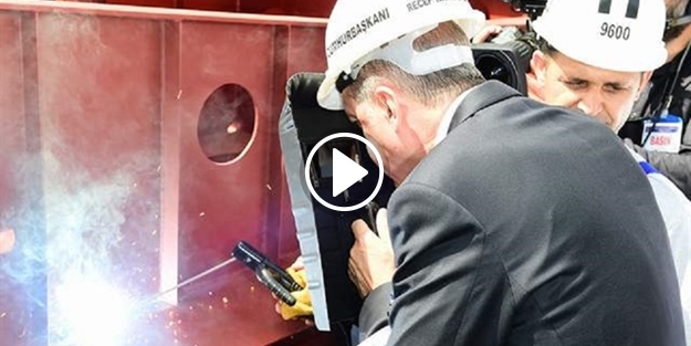 Erdoğan'dan milli savaş gemisi için ilk kaynak!