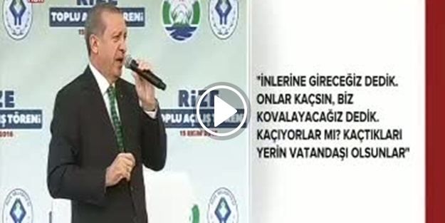 Erdoğan'dan Rize'ye havalimanı müjdesi