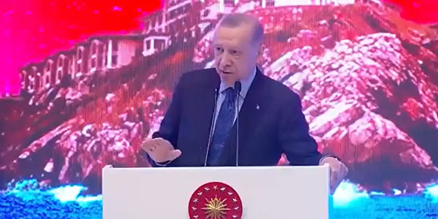 Erdoğan'dan salonu sallayan sözler