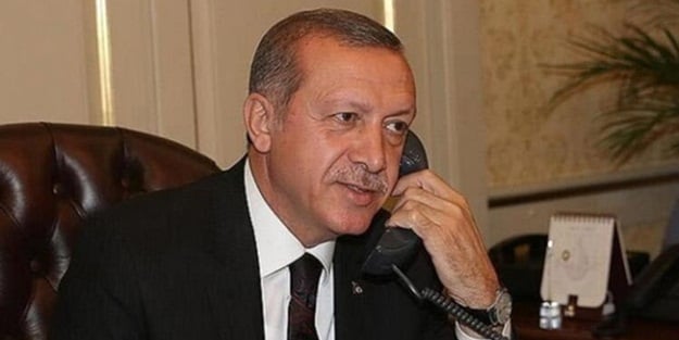 Erdoğan'dan sürpriz telefon