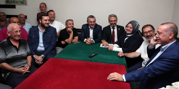 Erdoğan'dan sürpriz ziyaret!