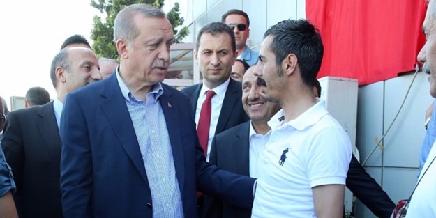 Erdoğan'dan taksicilere ziyaret