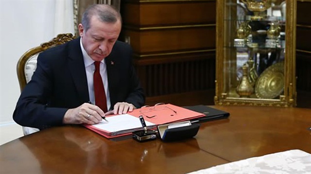 Erdoğan'dan TSK kanununa onay