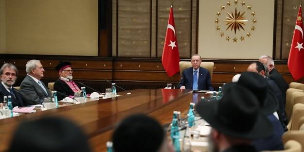 Erdoğan'dan Yahudi Toplumu üyeleri ile önemli görüşme!