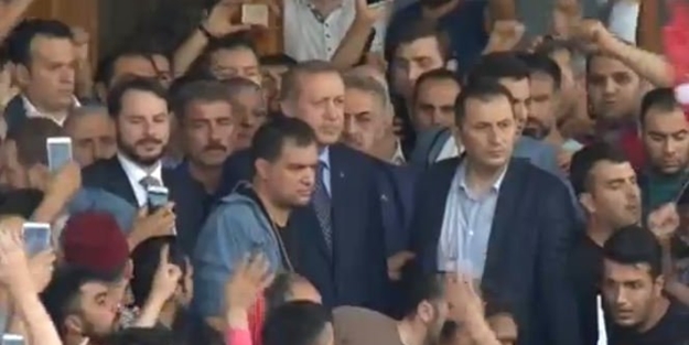 Erdoğan'ı karşılayan halk idam istiyor!