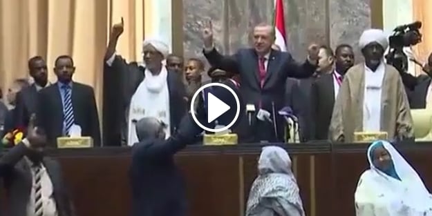 Erdoğan'ı Meclis'te tekbirlerle karşıladılar