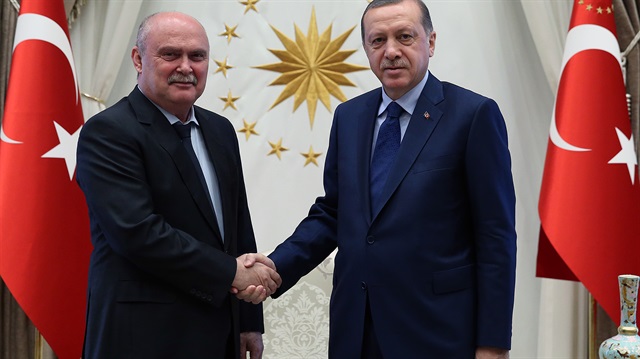 Erdoğan'ın kabulü