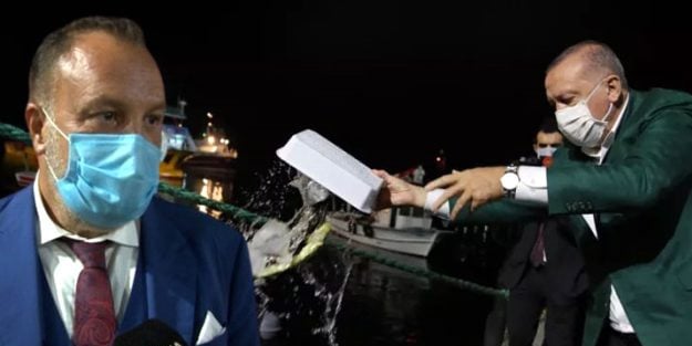 Erdoğan'ın satışa çıkardığı bir kasa balığa servet ödedi