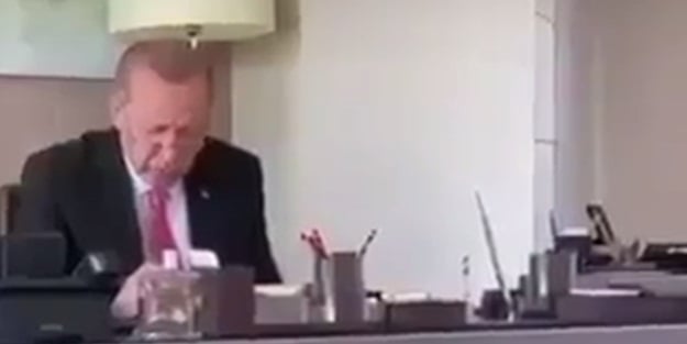 Erdoğan'ın sosyal medyayı sallayan görüntüsü