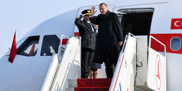 Erdoğan'ın uçağı havalimanına inemedi