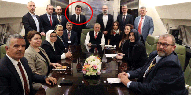 Erdoğan'ın uçağında dikkat çeken isim