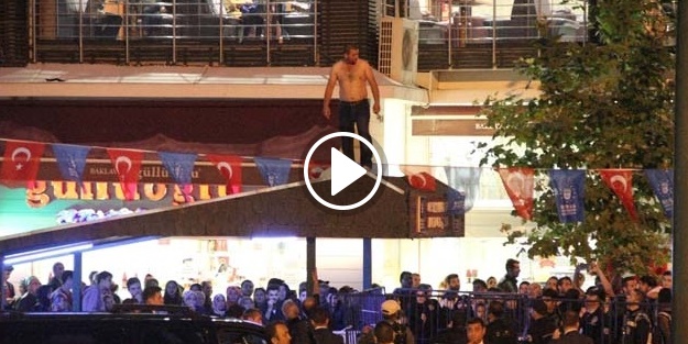 Erdoğan’ın valilik ziyareti sırasında hareketli anlar