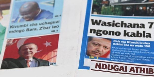 Erdoğan'ın ziyareti Tanzanya basınında