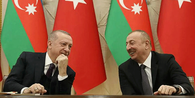 Erdoğan'la Aliyev arasında gülümseten diyalog