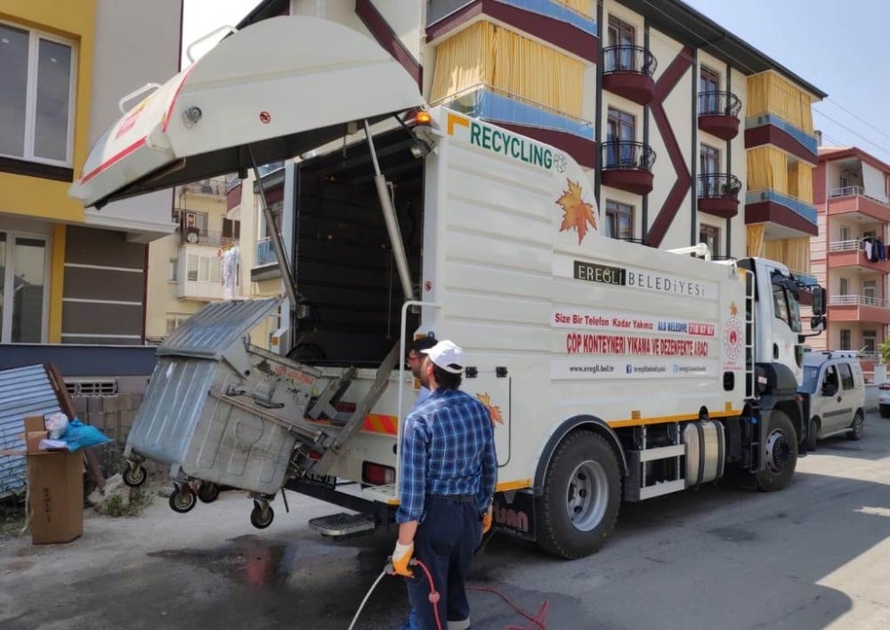 Ereğli Belediyesinden bayram sonrası temizlik hamlesi 