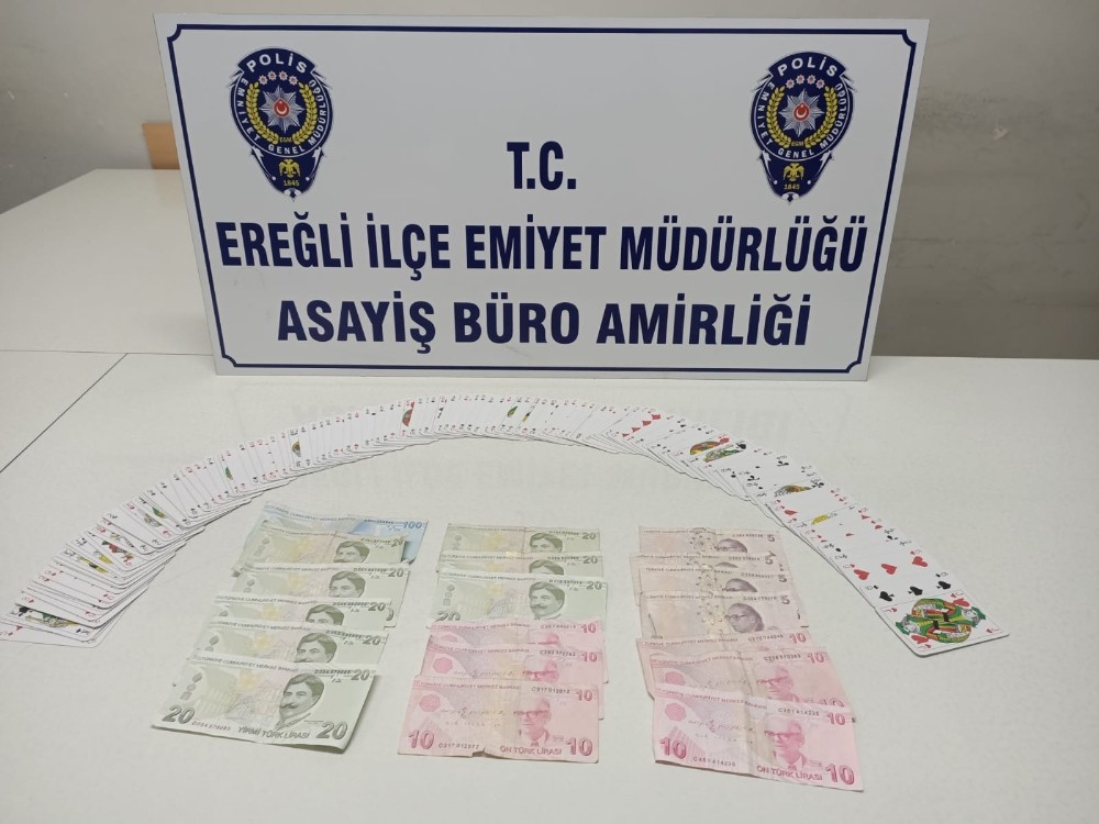 Ereğli’de kumar operasyonu 