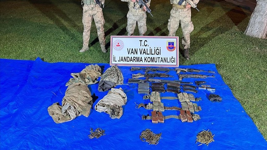 Eren Abluka Sonbahar-Kış-5 Operasyonu bölgesinde mühimmat ele geçirildi