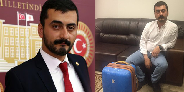 Eren Erdem'e havalimanında şok! Kaçamadı