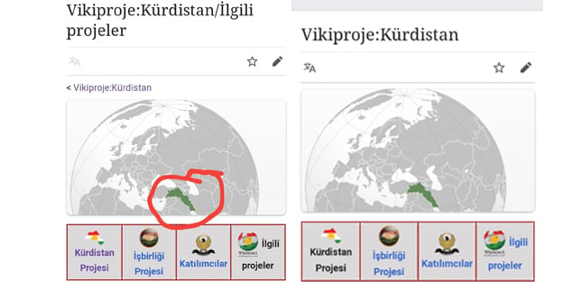 Erişim yasağı boşuna değilmiş! Wikipedia'da ‘Kürdistan Projesi’ kepazeliği!