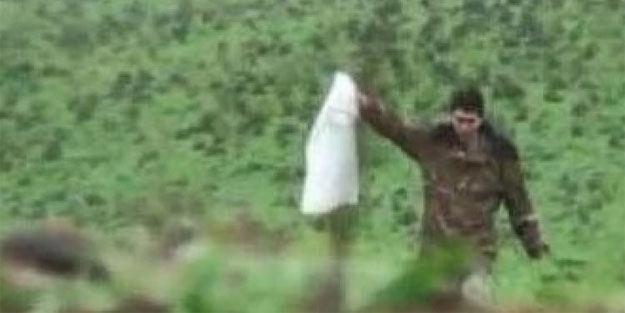 Ermeni asker böyle teslim oldu