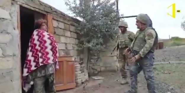 Ermeni kadının Azerbaycan askerlerine söyledikleri gündem oldu