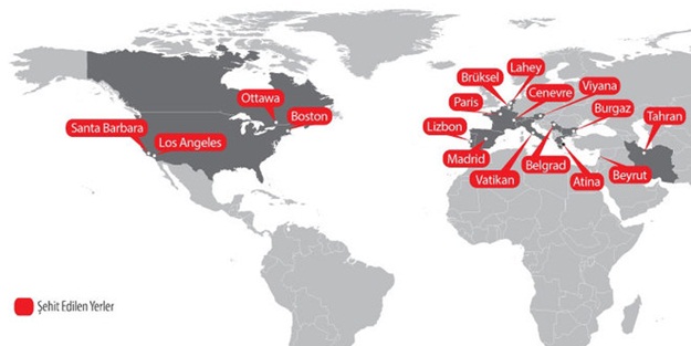 Ermeni terör örgütleri tarafından şehit edilen diplomatlar