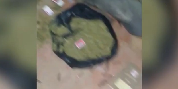 Ermeni üssünde uyuşturucu zulası! Böyle görüntülendi