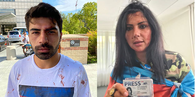 Ermeniler Azerbaycanlılara saldırdı! Yaralılar var