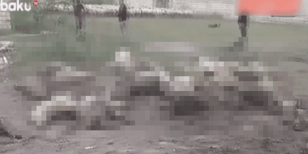 Ermenilerin vurduğu yerleşim yerinden dehşete düşüren görüntüler!