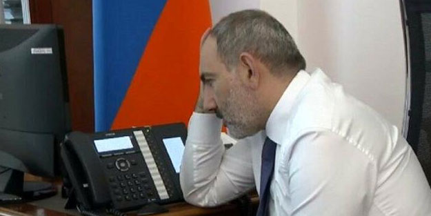 Ermenistan Başbakanı Paşinyan, telefona sarıldı