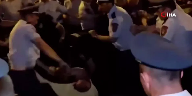 Ermenistan polisinden hükümet karşıtı gösterilere sert müdahale