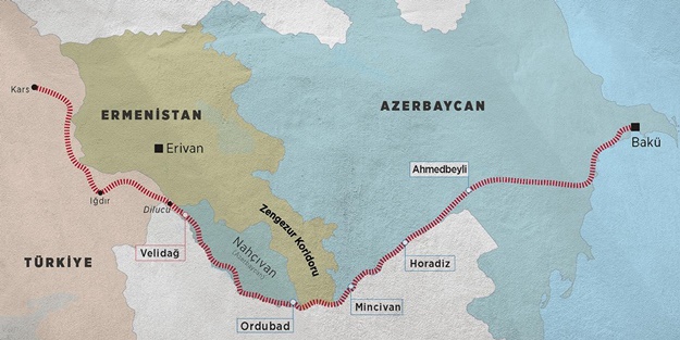 Ermenistan'ın müttefiki İran'dan Zengezur'da provokatif hamle!