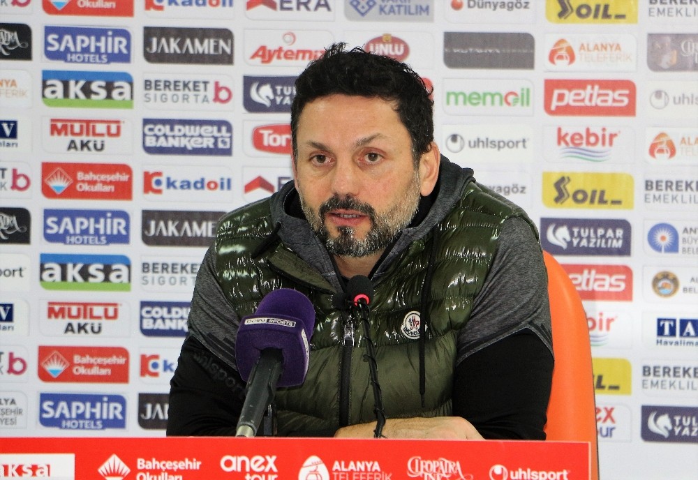 Erol Bulut: “3 puanla ayrılmanın sevincini yaşıyoruz” 