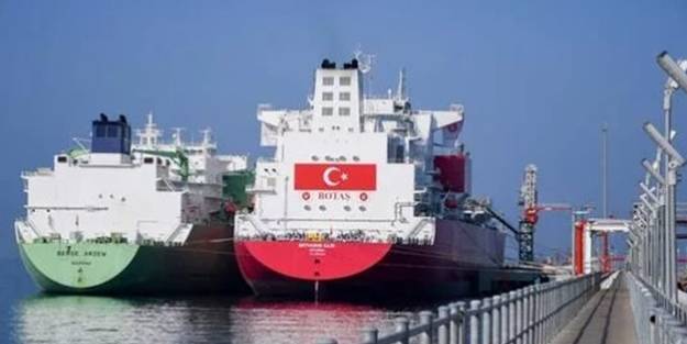 Ertuğrul Gazi'ye ilk LNG nakli başladı