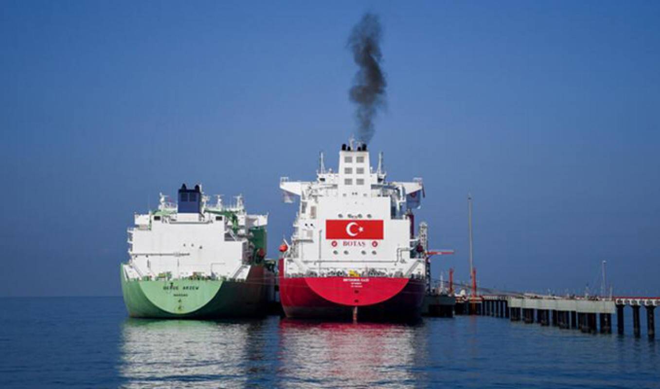 Ertuğrul Gazi’ye ilk LNG nakli başladı