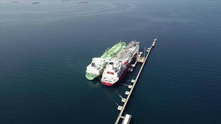 Ertuğrul Gazi’ye ilk LNG nakli tamamlandı
