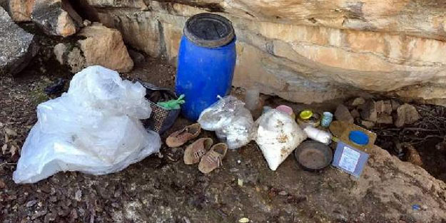Eruh'ta, PKK'ya ait patlayıcı ve mühimmat ele geçirildi