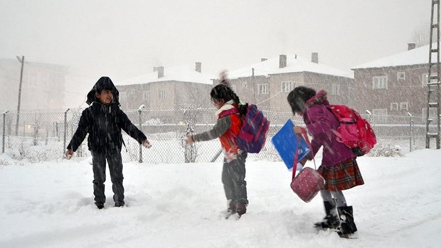 Erzincan genelinde kar tatili 