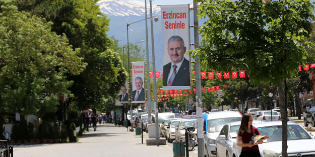 Erzincan'da Binali Yıldırım heyecanı yaşanıyor
