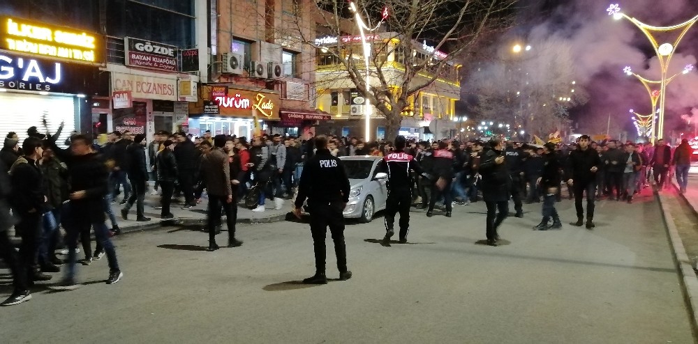 Erzincan’da derbi maçın ardından gerilim 