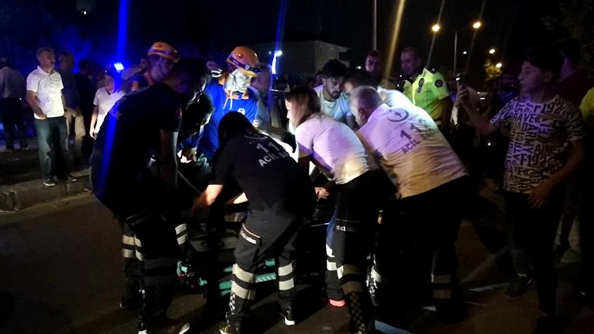 Erzincan’da iki otomobil kafa kafaya çarpıştı: 4 kişi yaralı