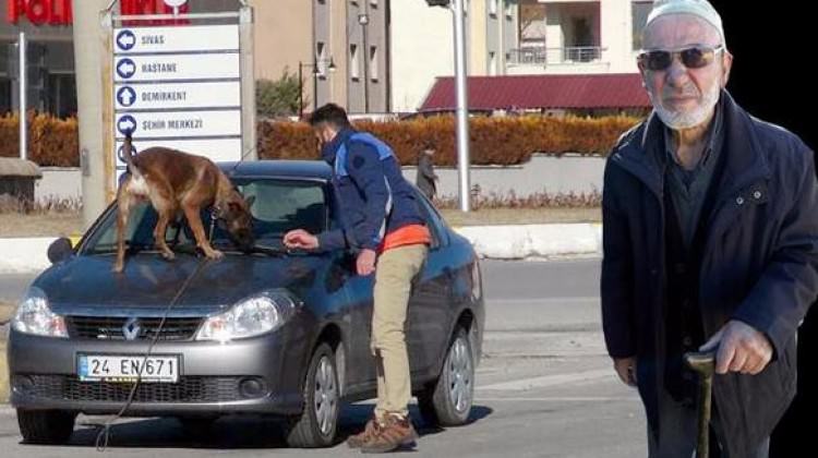 Erzincan'da polisi alarma geçiren 82 yaşındaki sürücü!