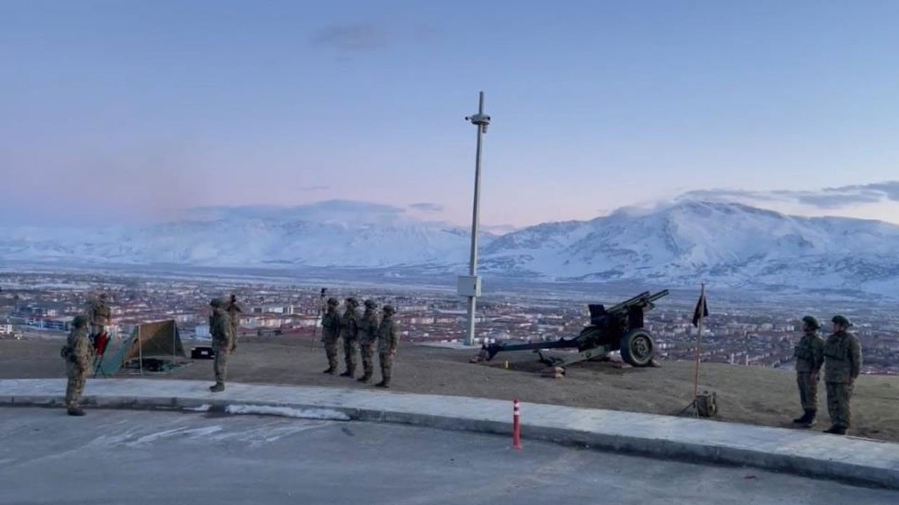Erzincan’da ramazanda top atışı geleneği sürüyor